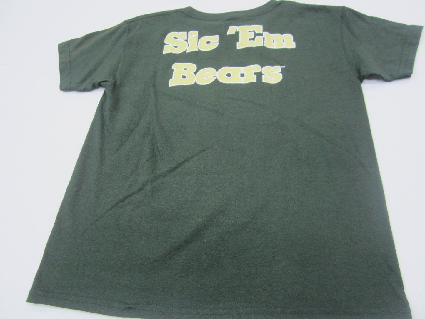 NEW Baylor University Gildan YouthT Shirt Solid 100% Cotton Short Sleeve Sz S