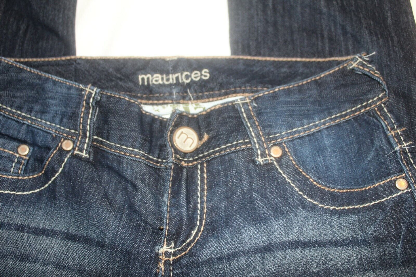 *NWOT* Maurices Jeans Dark Wash Size 0 Long Straight Leg 28" Waist