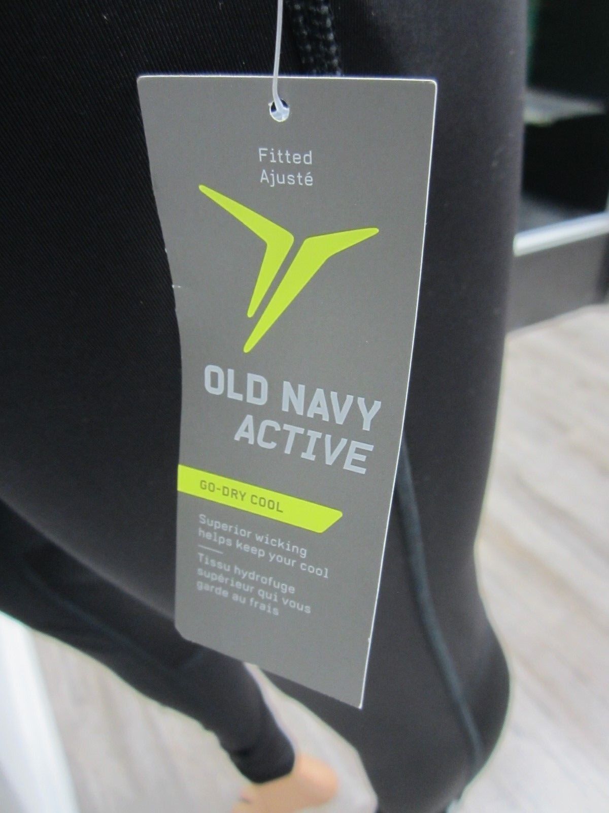 NWT Old Navy Women's Active High-Rise Black Fitted Compression  Pants Size S