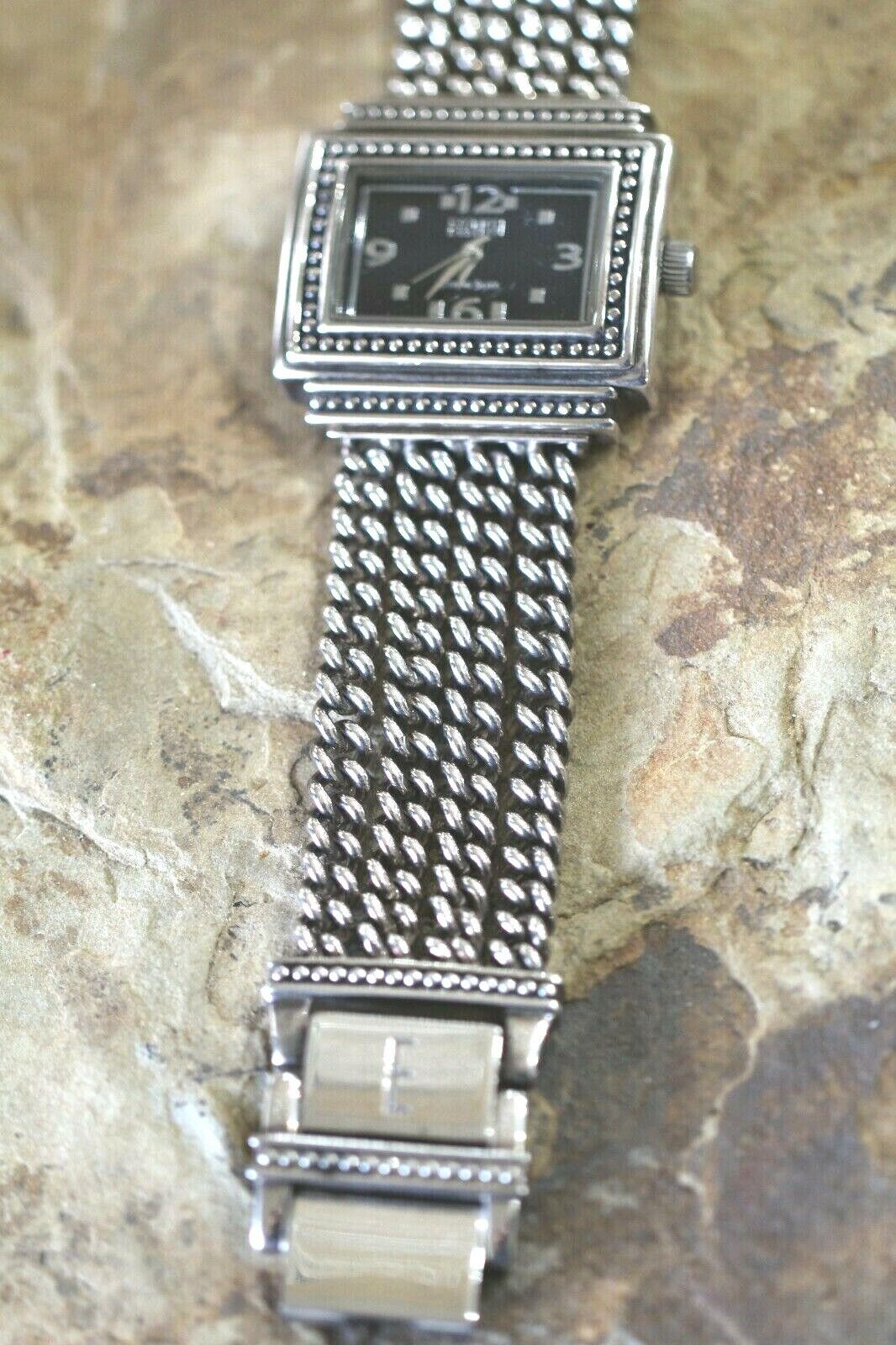 Ecclissi Sterling Silver Wrist Watch  Sterling Silver Multi Chain Band