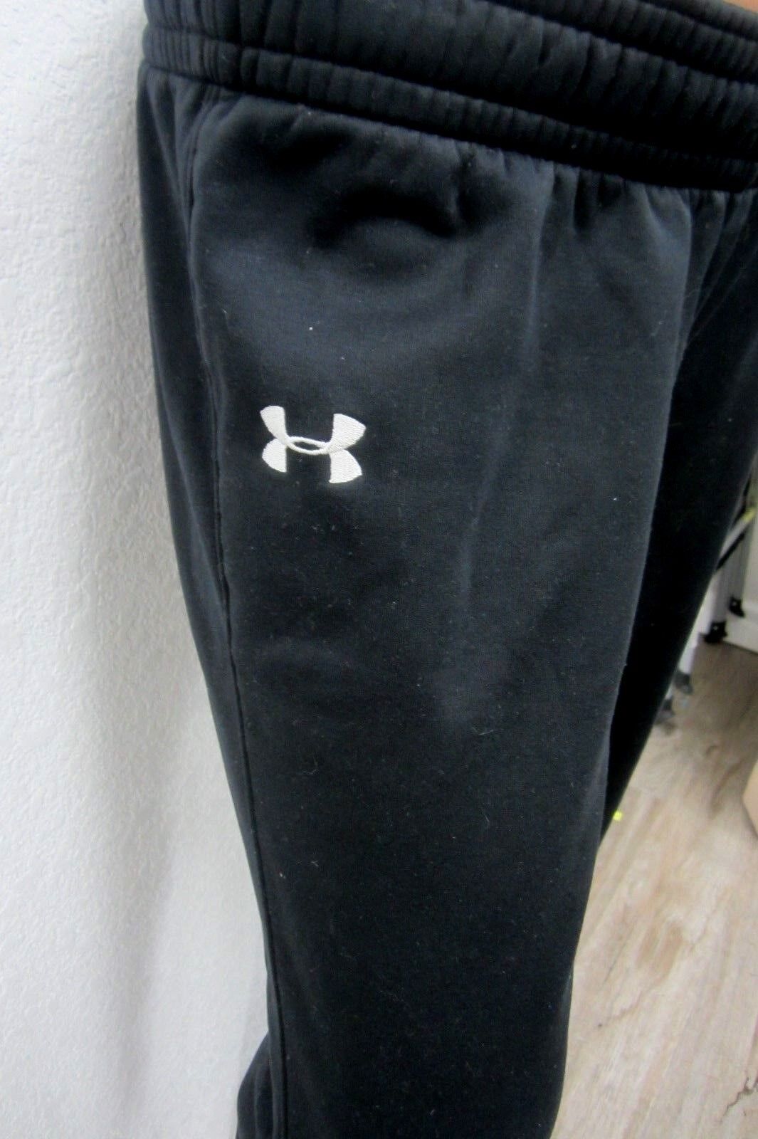 Under Armour Gray  FLeece Lined Athletic Capris Cropped Pants YLG Large joggers