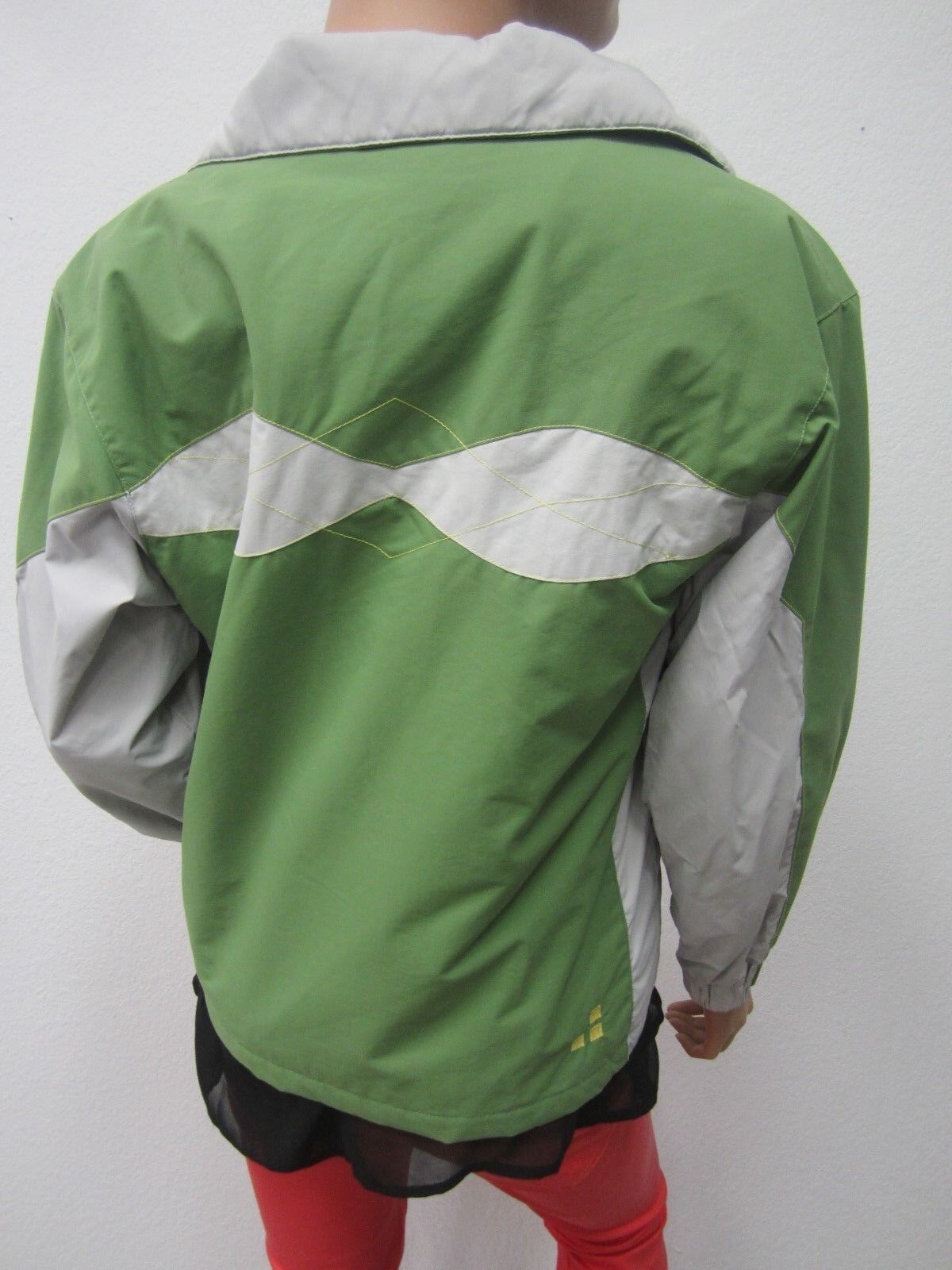 NICE Burton Trinity Snowboard Jacket Size14-16 Women's Green/Grey Zip Coat Ski