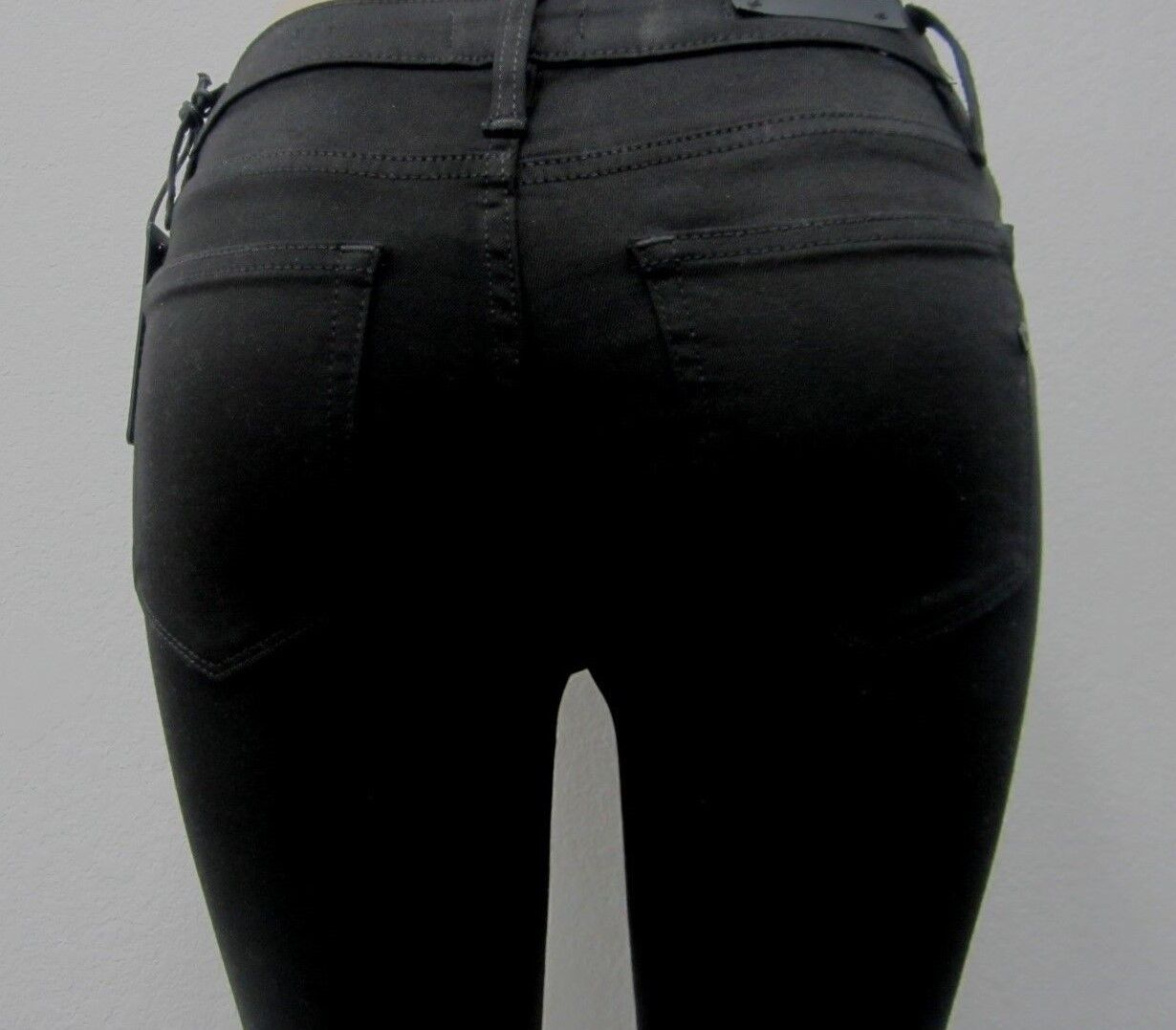 NWT Miss Me - Womens Mid-Rise Super Skinny Black Jeans M1001G32 Size 27 x 27