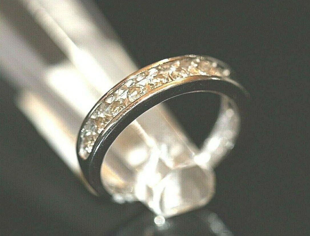 *NWT* 14K White Gold and .50 CT VS Diamond Wedding / Anniversary Ring Size 6.25