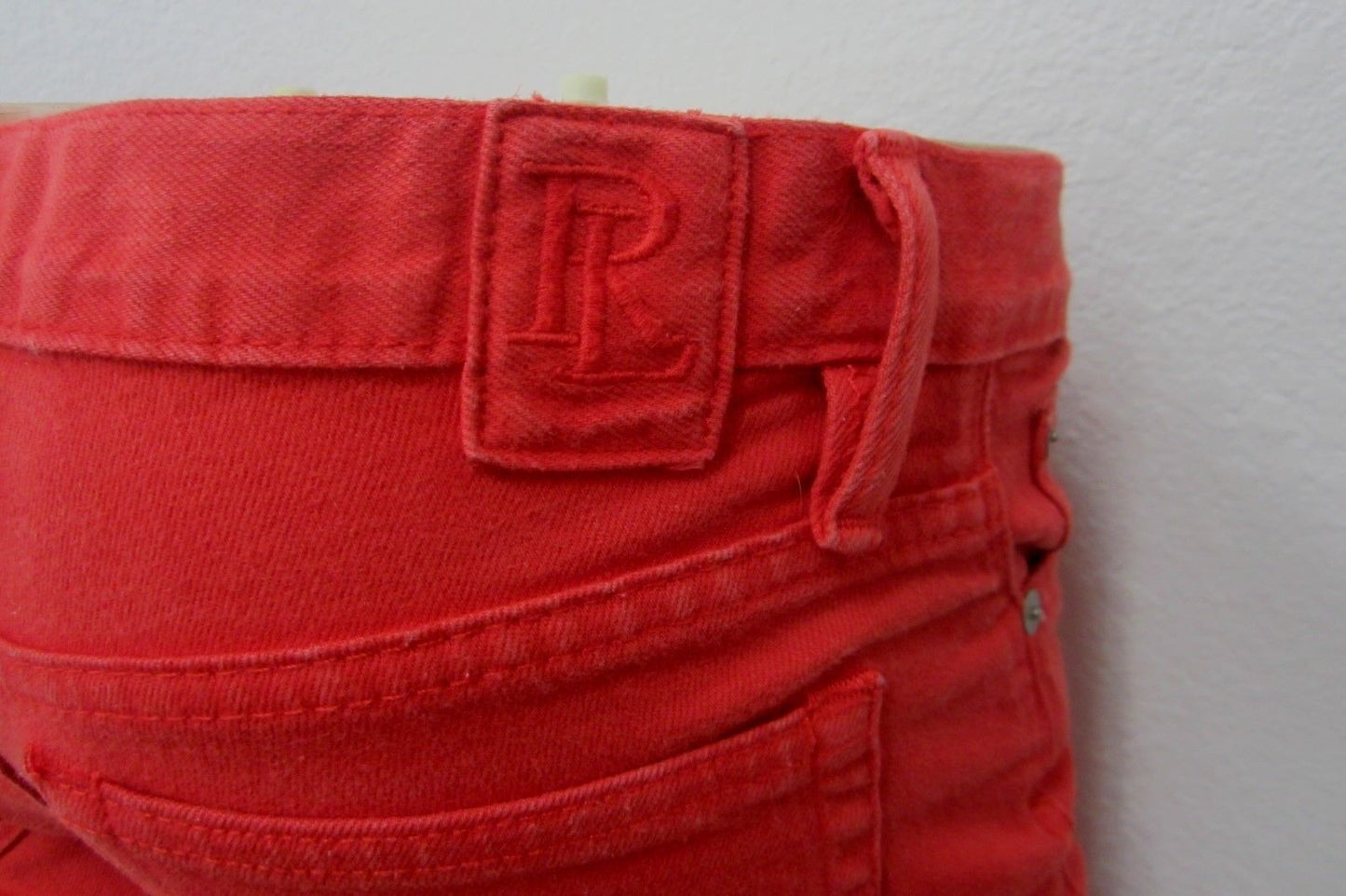 Ralph Lauren Sport Womens Red Skinny Leg Jeans  Pants Blue Label Sz W25 x L33