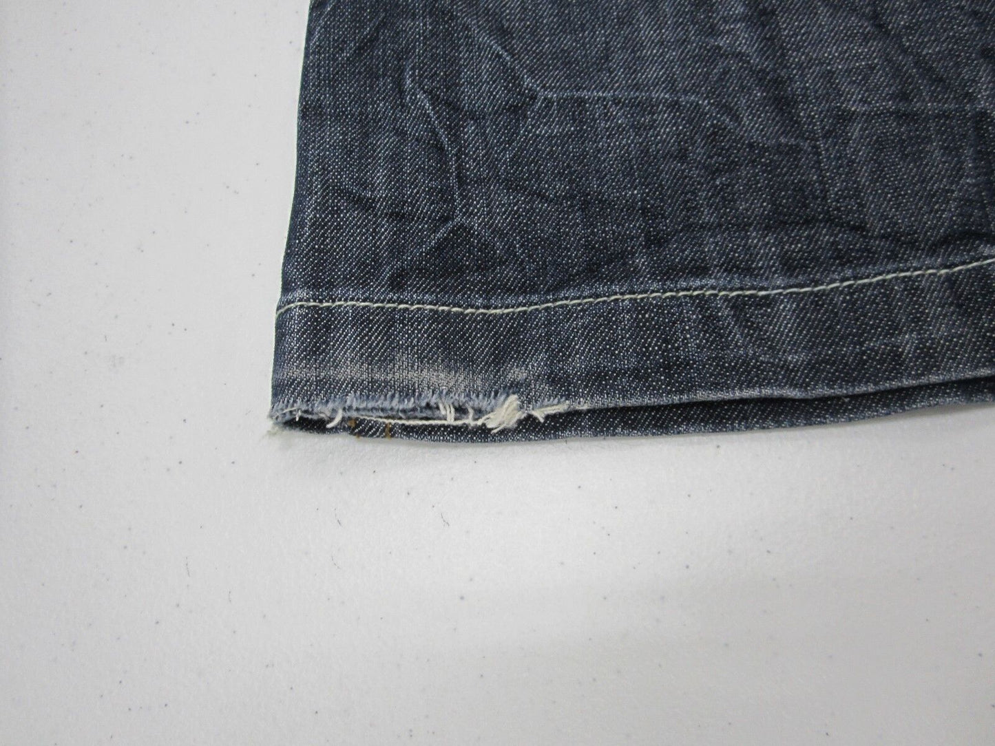 VERY NICE  VIGOSS  Boot Stretch Zipper Back Pockets  Blue Jeans  25" X 32"