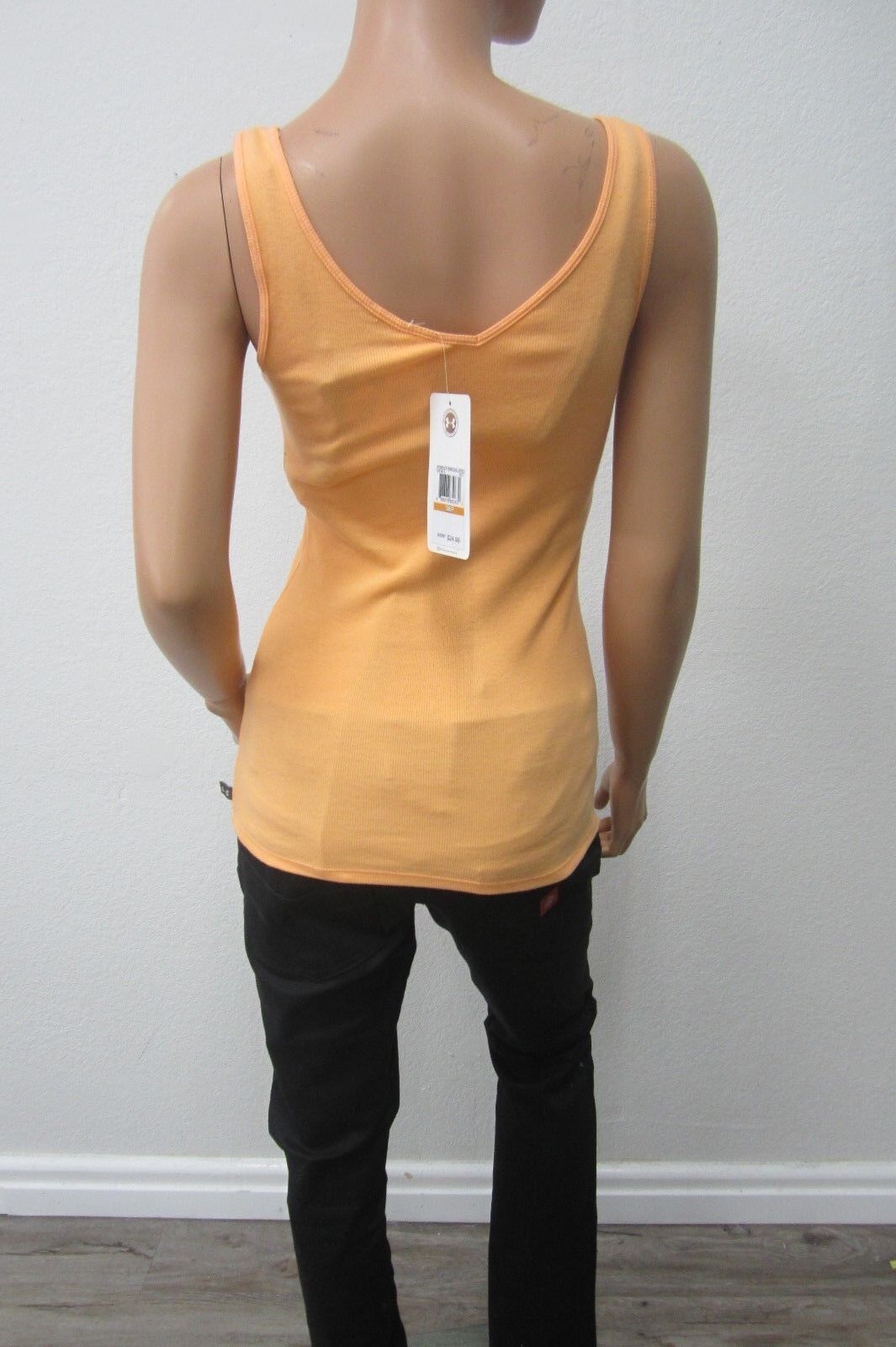 *NWT* Women's Under Armour Heat Gear Orange Tank Top Size S/P
