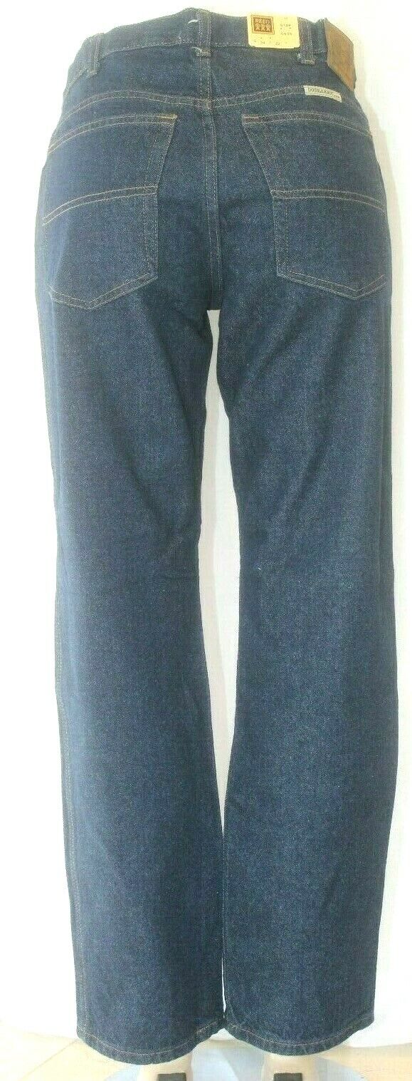 -NWT- REED Men Heavy Work 100% Cotton Double Knot Industrial Relaxed Jeans 34x32