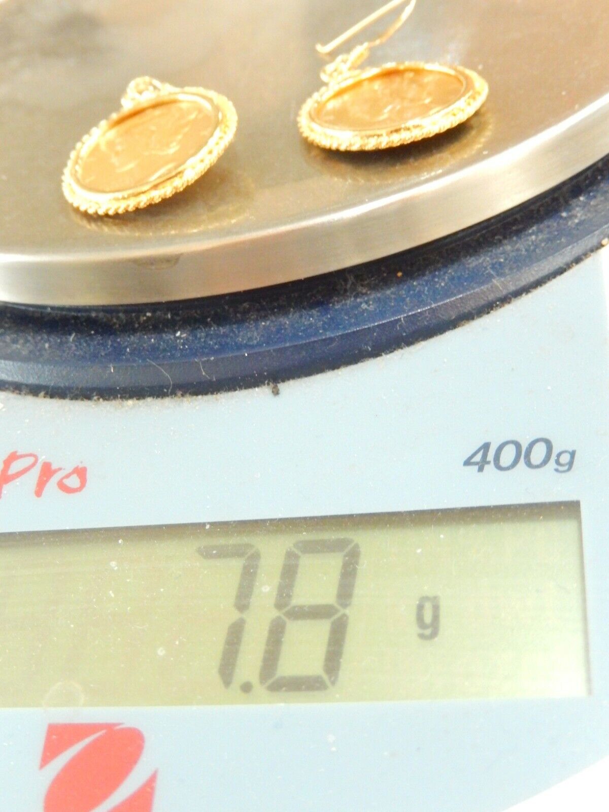 *VINTAGE*  VERMEIL GOLD  1927 & 1936 SILVER Mercury Dime Sterling Earrings