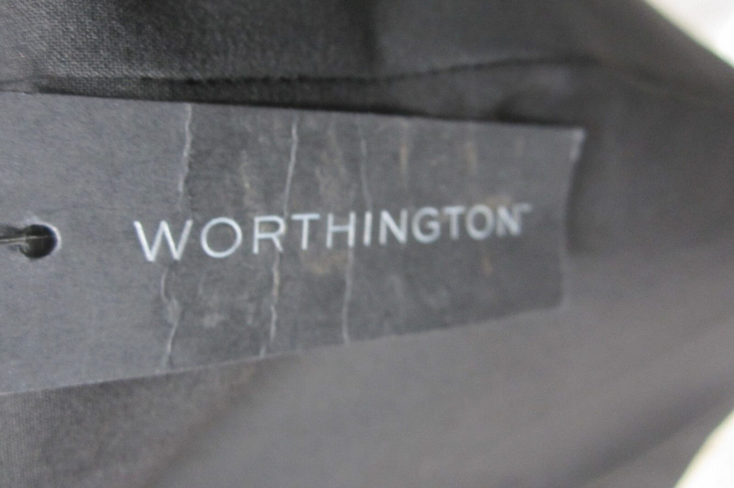 NWT Worthington Women’s Black Straight Skirt  Zipper Fully Lined Siz 24W x 24" L