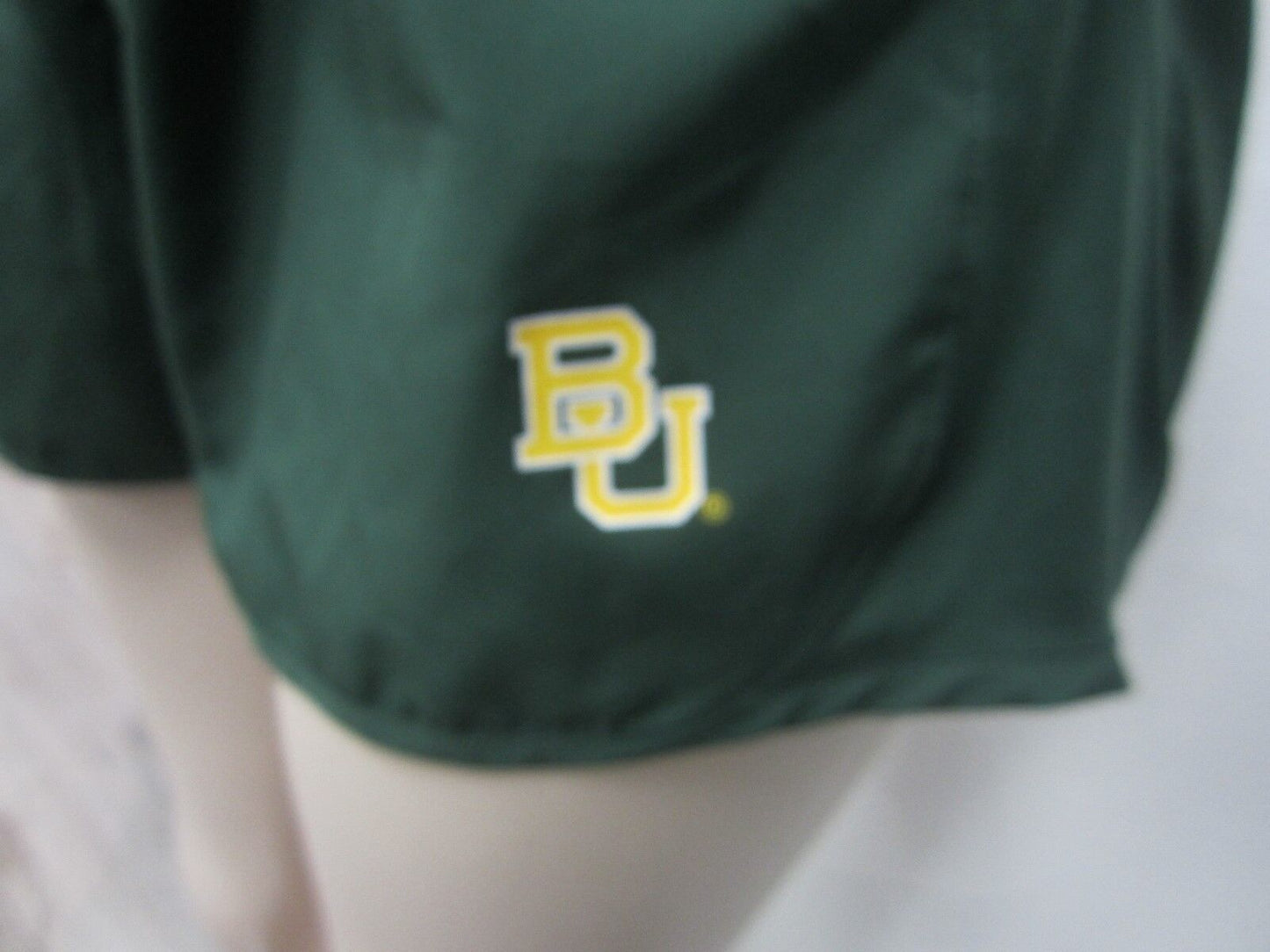 NWT Womens NCAA Baylor University Nike Dri Fit Running Shorts Sz L- MRSP 40.00