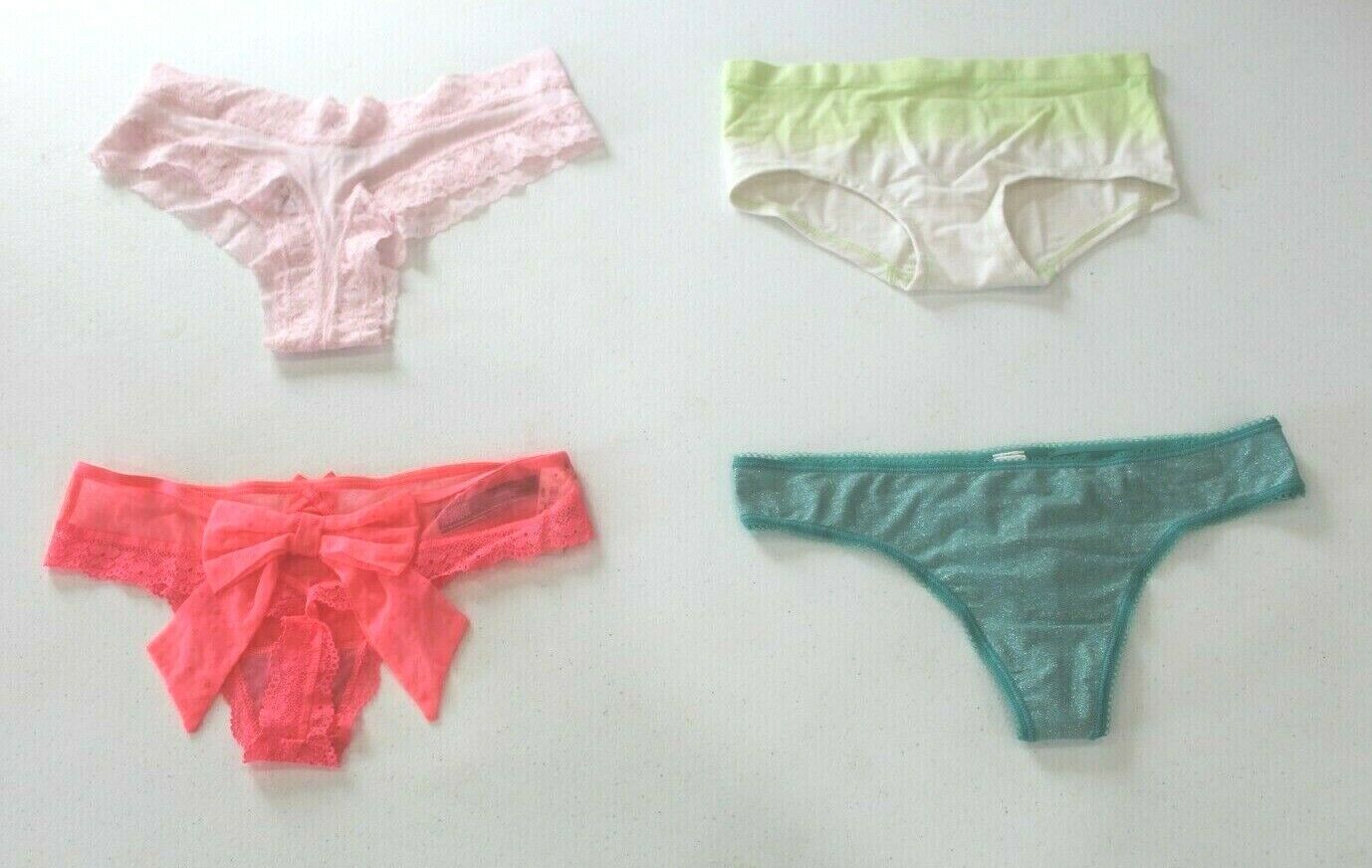 ♡  **NWT**  Lot of Four Random Victoria's Secret Panties Size - Small  ♡