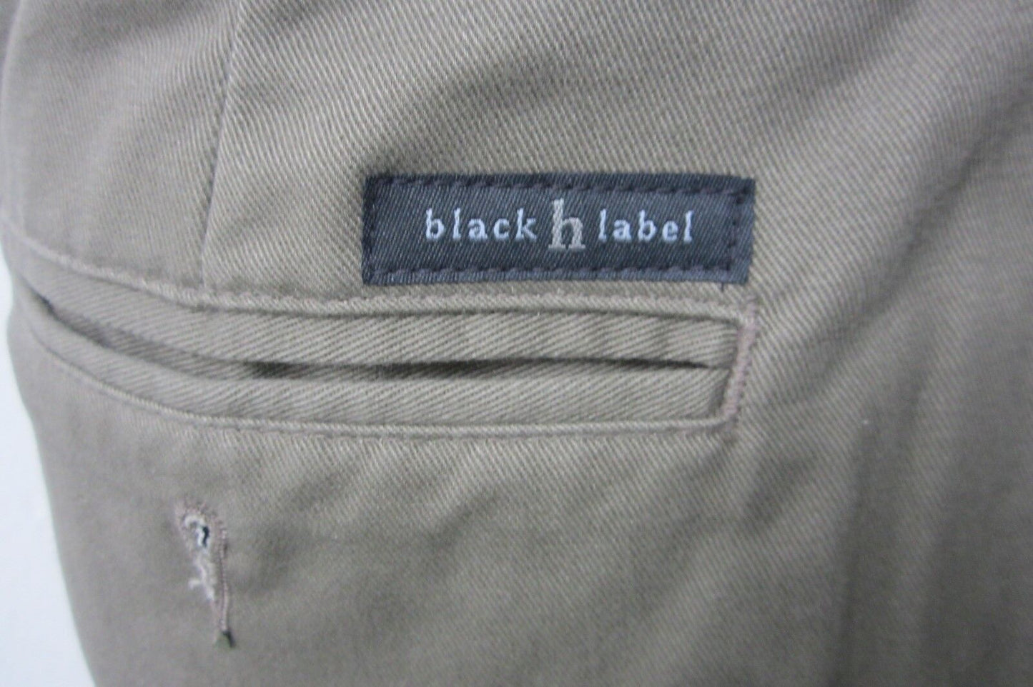 NWT HAGGAR Black Label Khaki Pants Bark BL2K Plain Wrinkle Free 36 x32