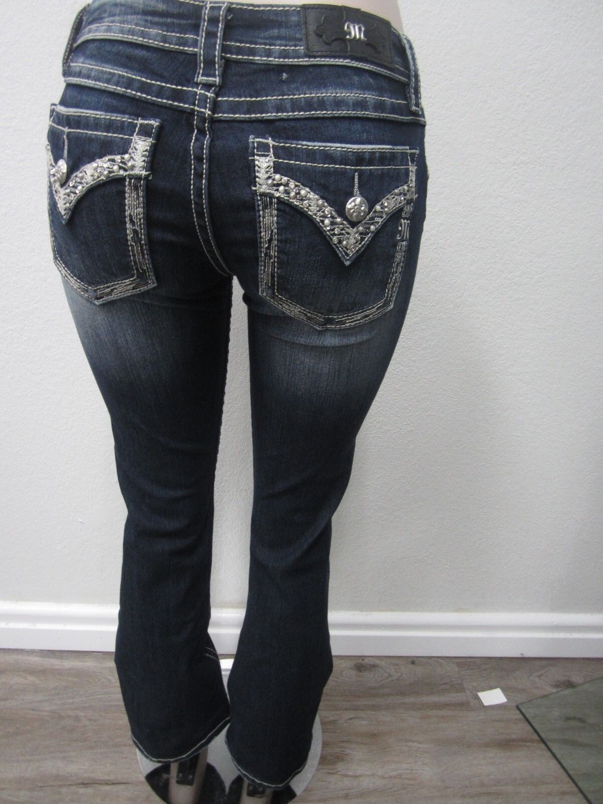 NWT MISS ME SIGNATURE BOOT NEW DESIGNER JEANS SIZE 28 x 32