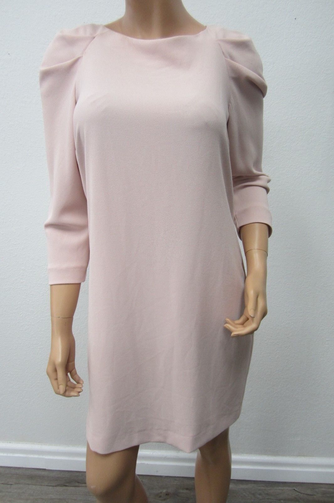 *NWT* ZARA WOMAN - ELEGANT & CLASSY - Solid Dress With 3/4 Sleeves Sz M
