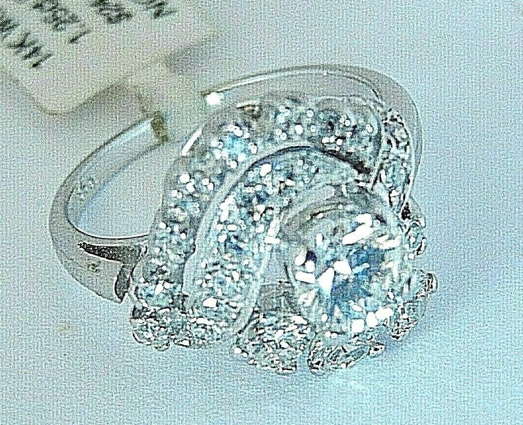 *VINTAGE*  Halo Engagement Ring 1.25Ct Round Cut Natural Diamond 14K White Gold