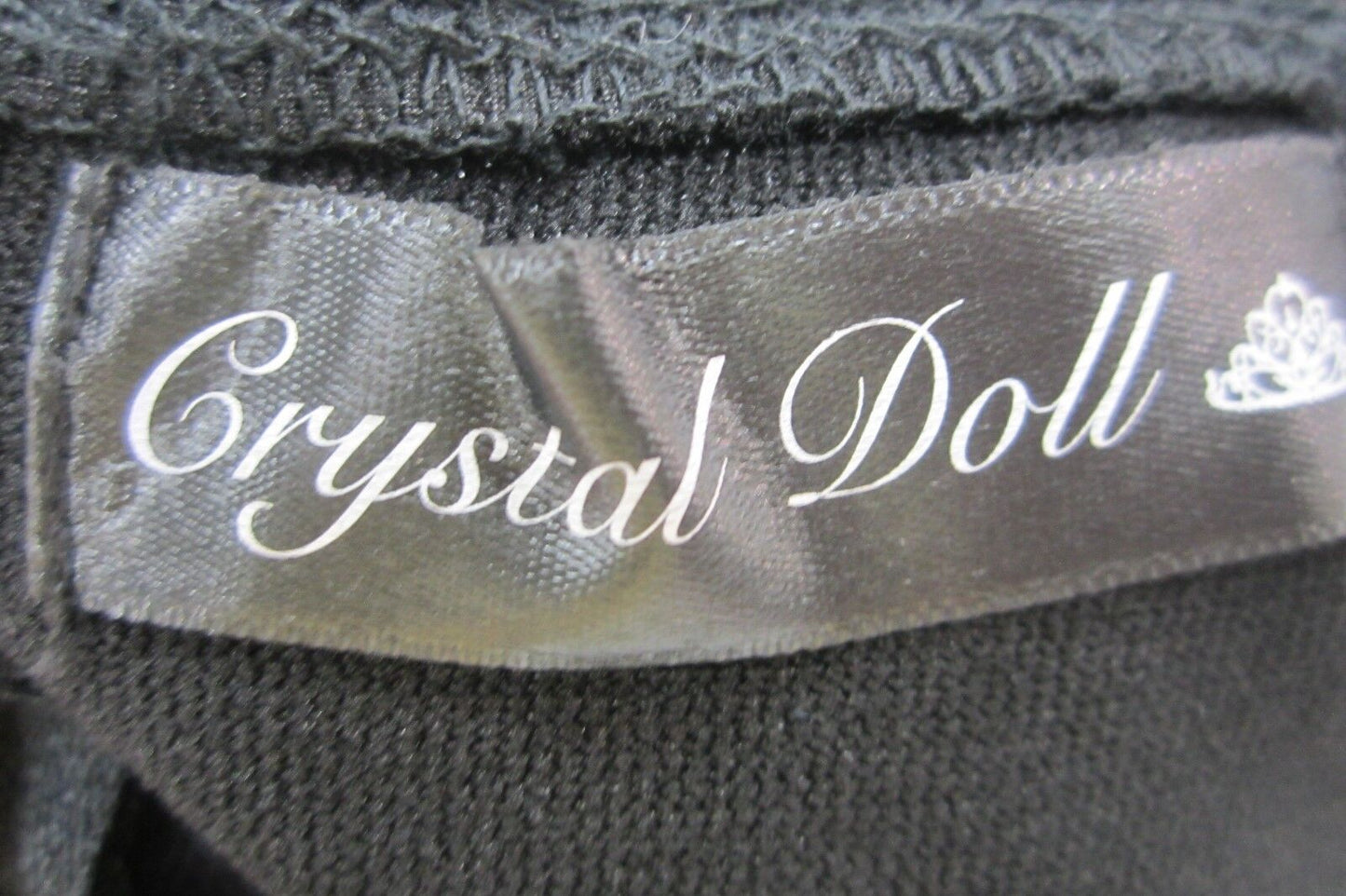 NWT CRYSTAL DOLL SEXY Womens Black Dress VERY HOT....Size 3
