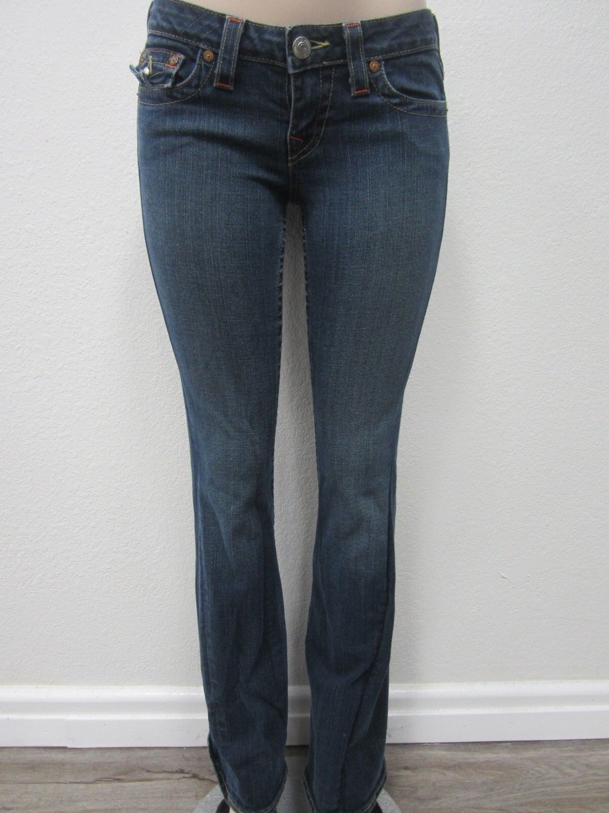 AUTHENTIC NICE Pre Owned  True Religion Ladies Joey Jeans Size 28 x 32 Inseam