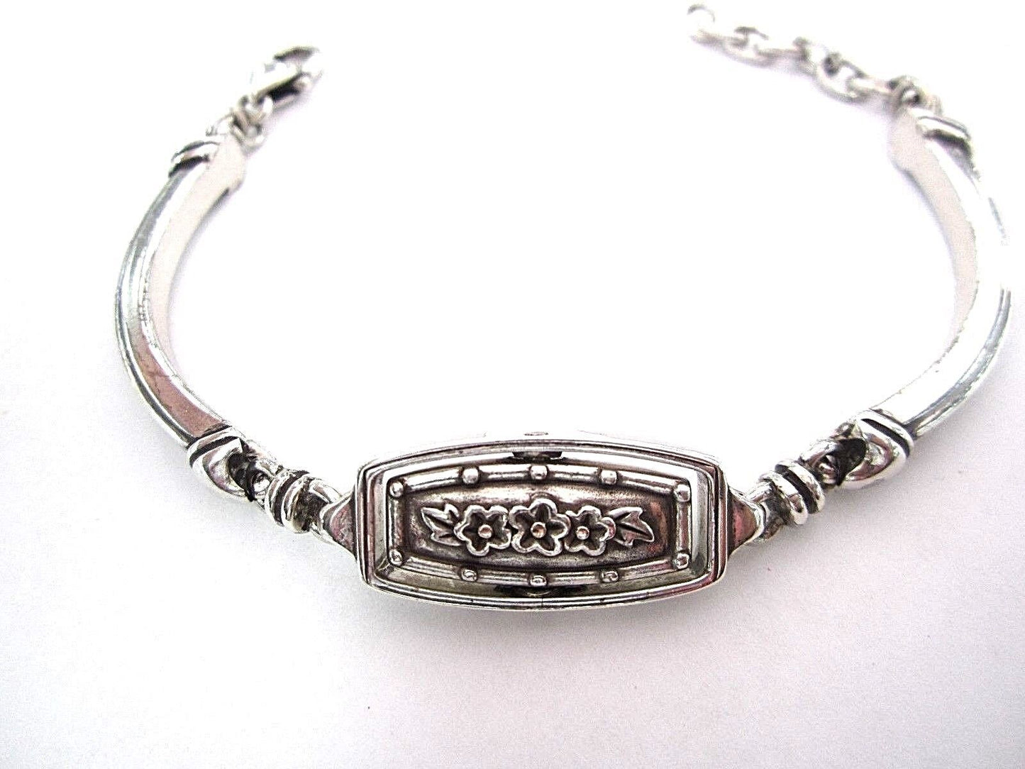 RETIREDBrighton Vintage Silver Gold Reversible Bracelet