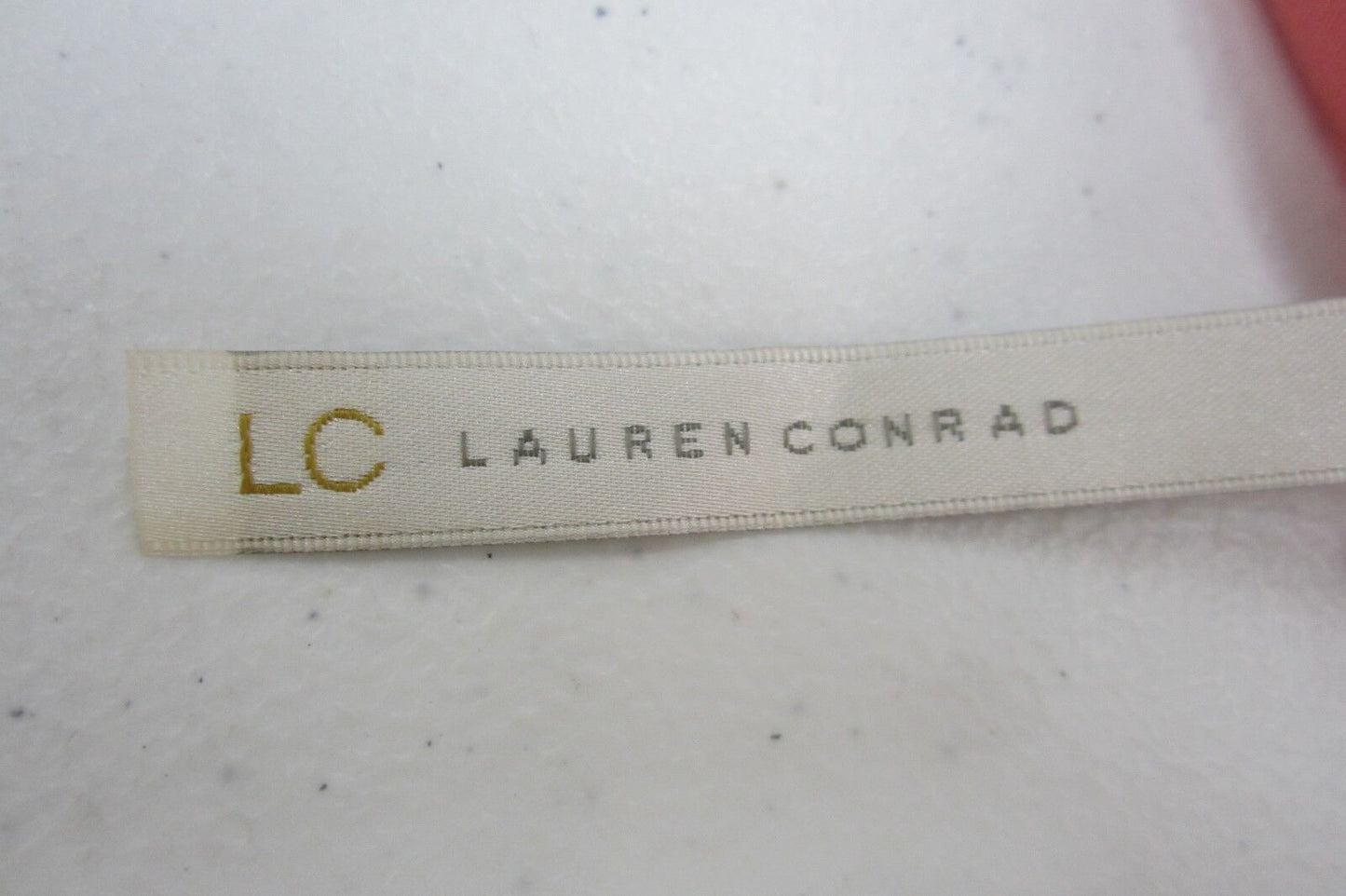 NICE  Lauren Conrad Womens Designer Coral Lace Lined Dress Cotton/Rayon Size XL