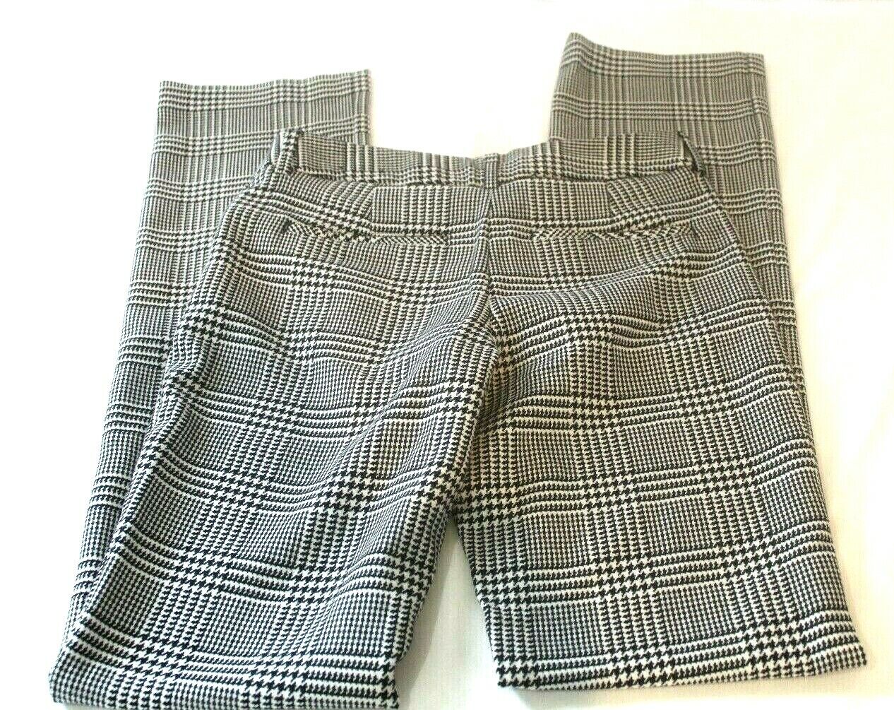 *NWT* EXPRESS DESIGN STUDIO  Editor Women's Plaid Wool Blend Slacks Pants! Sz 0L