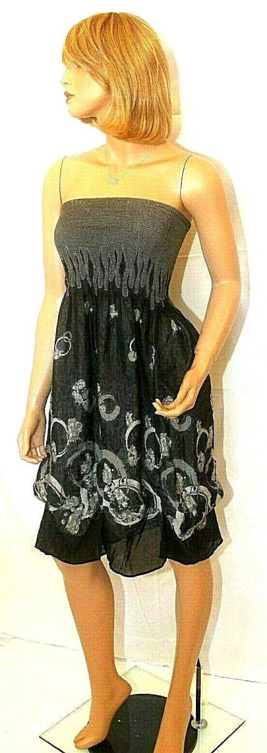 *NWT* Lapis Womens One Size Dress Tube Adjustable Hem