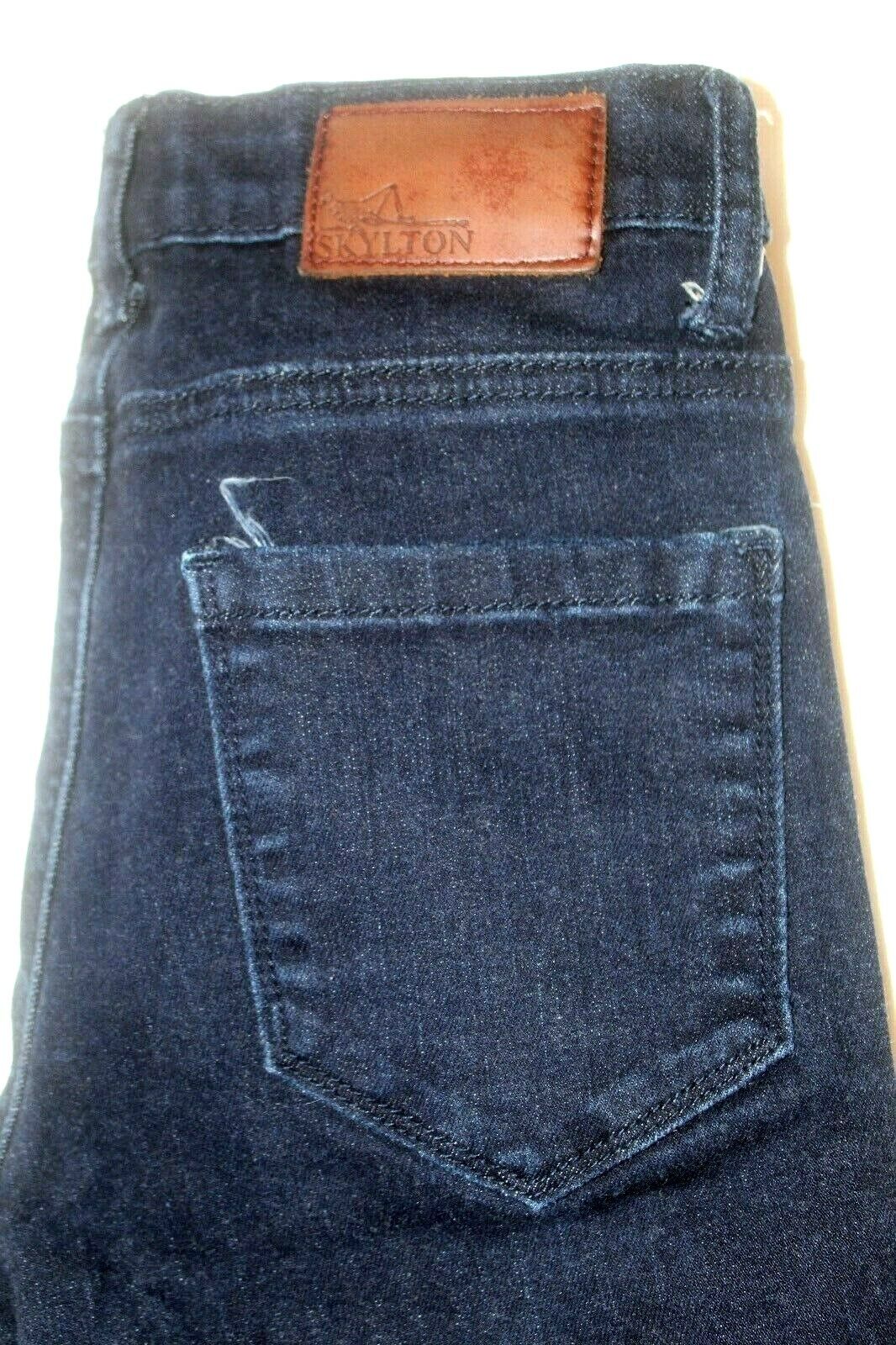 *NEW* Skylton Womens Jeans Slim Fit Low Rise Boot Cut Designed In France Sz25x33