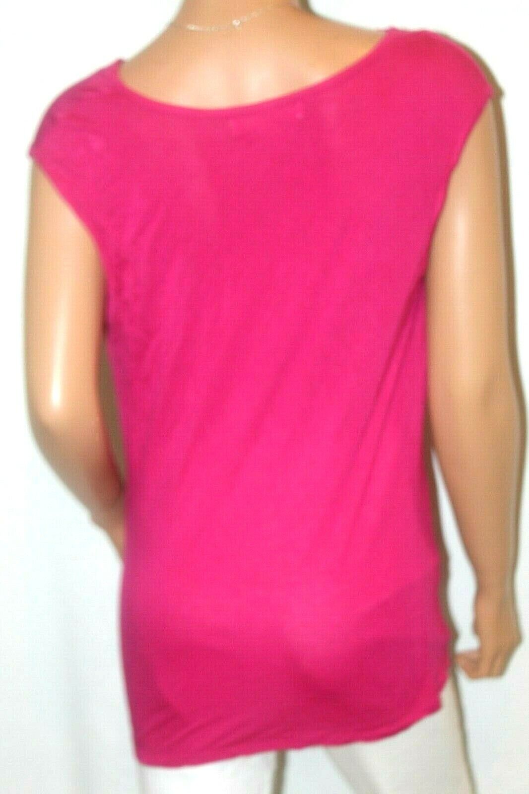 MICHAEL KORS MAUVE  TOP BLOUSE DRAPPED COWL NECK SLEVELESS SZ MEDIUM