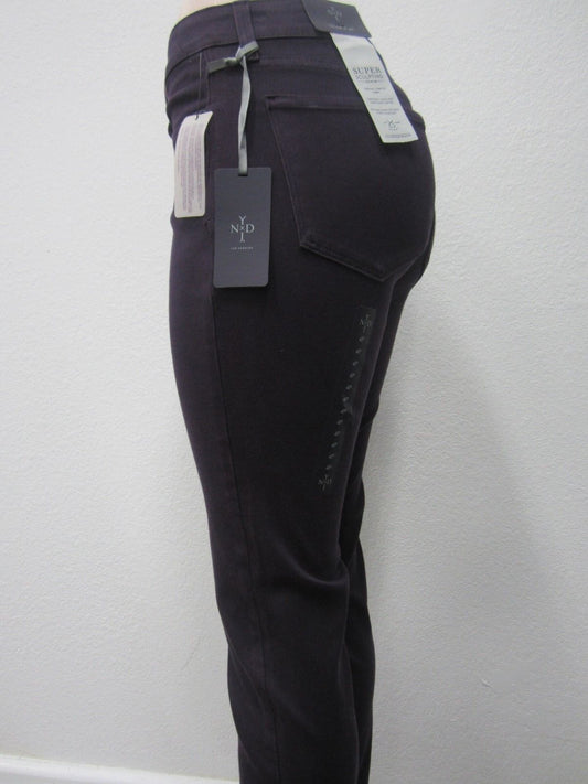 NWT NYDJ Not Your Daughters Jeans Samantha Slim Purple ponte stretch LEGGINGS 4P
