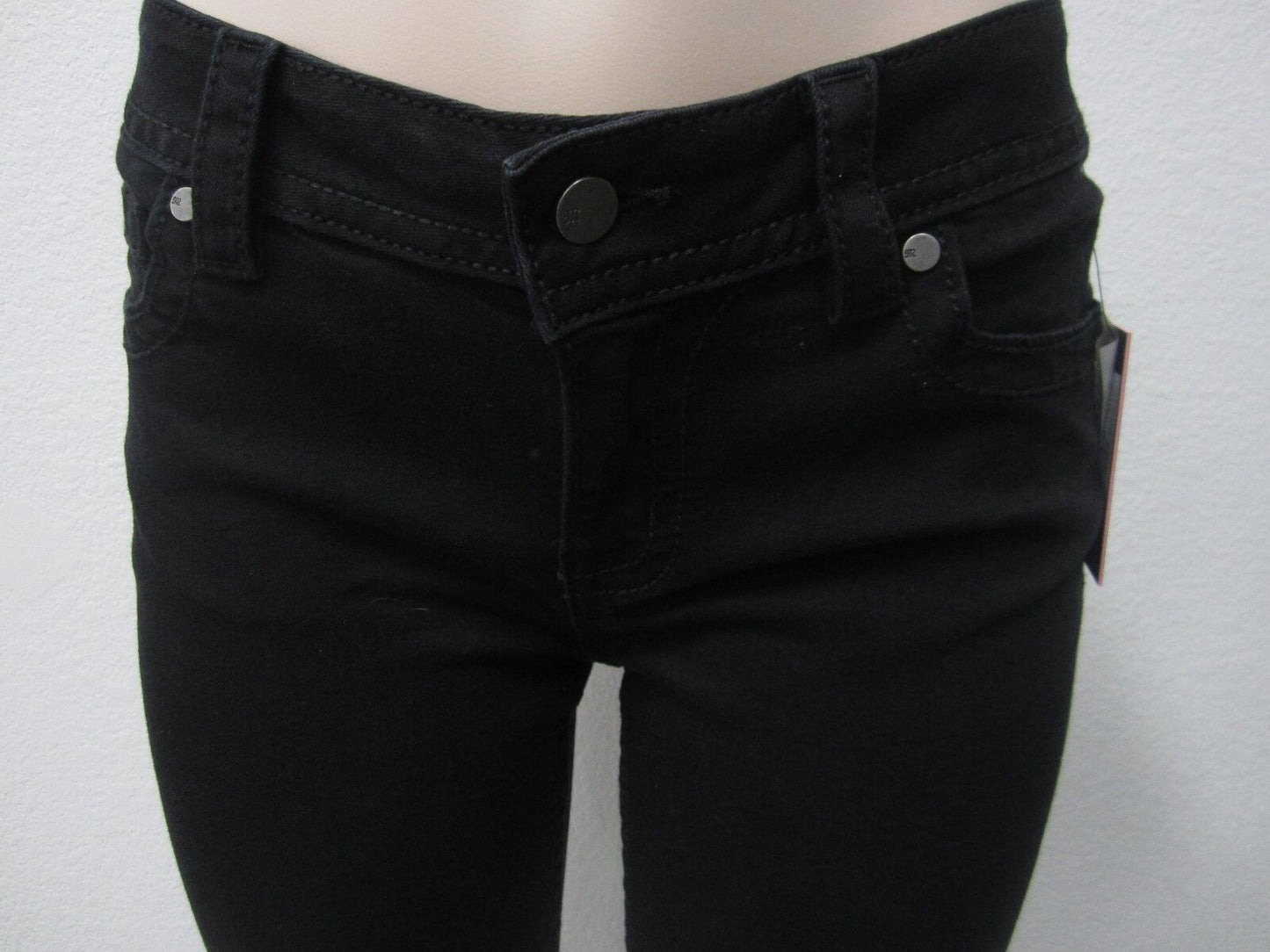NWT Miss Me Destroyed Signature Skinny Black Jeans JY5151S332  Size 25 x 30