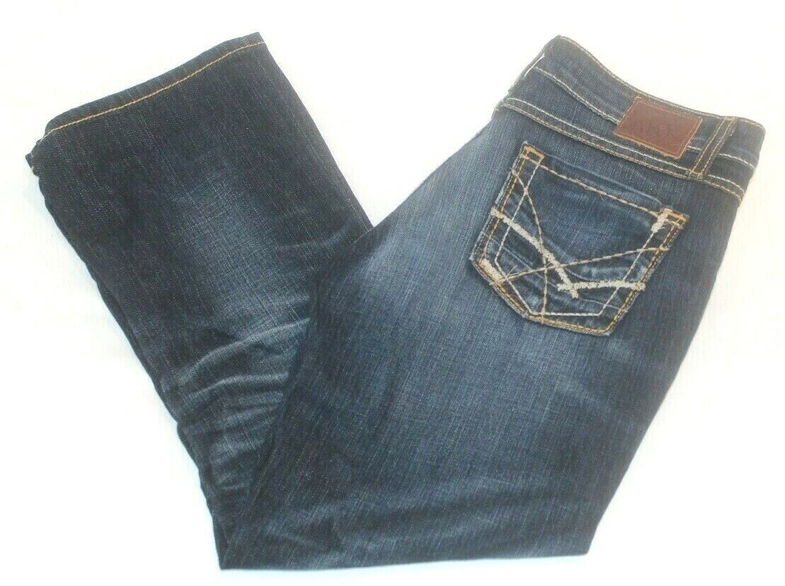 *NWOT* BKE Tenley  Womens  Cropped Capri Dark Wash Stretch Denim Jeans W32 x L24