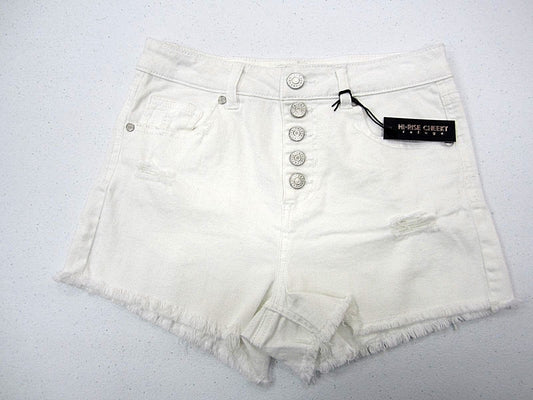 NWTRefuge Distressed 5 Button Denim Shorts Cheeky HiRise Charlotte Russe Size6