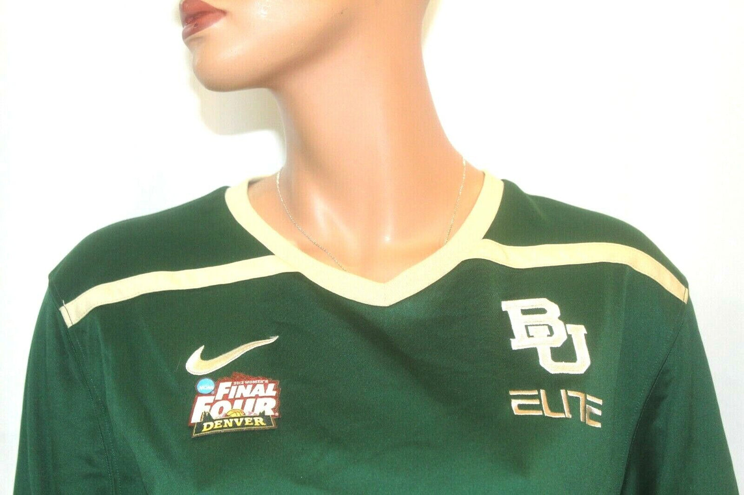 *RARE* 2012 Nat. Champ. Baylor #20 Nike Elite NCAA BB Final 4 Warm Up Jacket LG