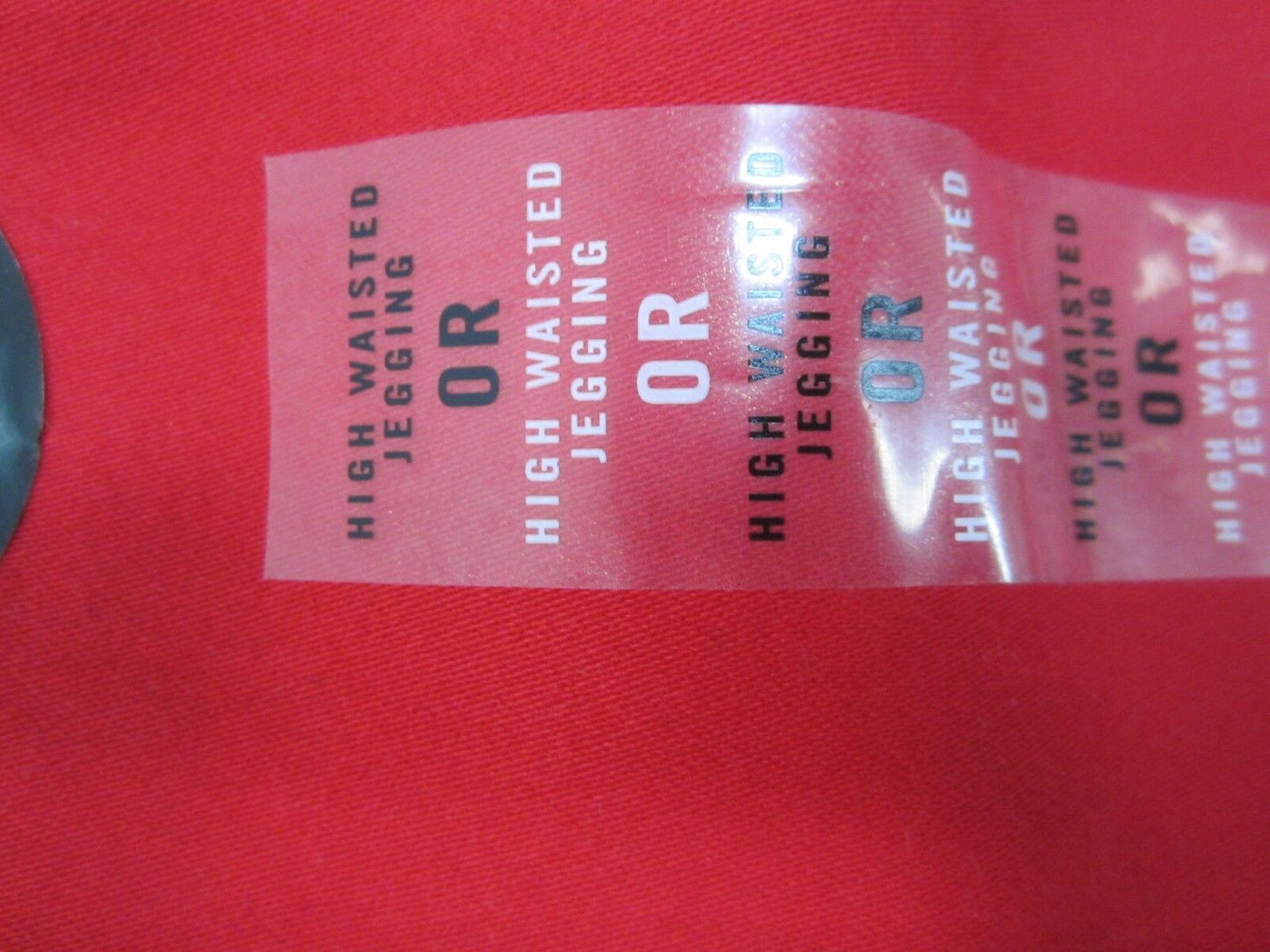 NWT Aeropostale Womens Seriously Stretchy Red Color Wash High-Waisted Jegging 0R