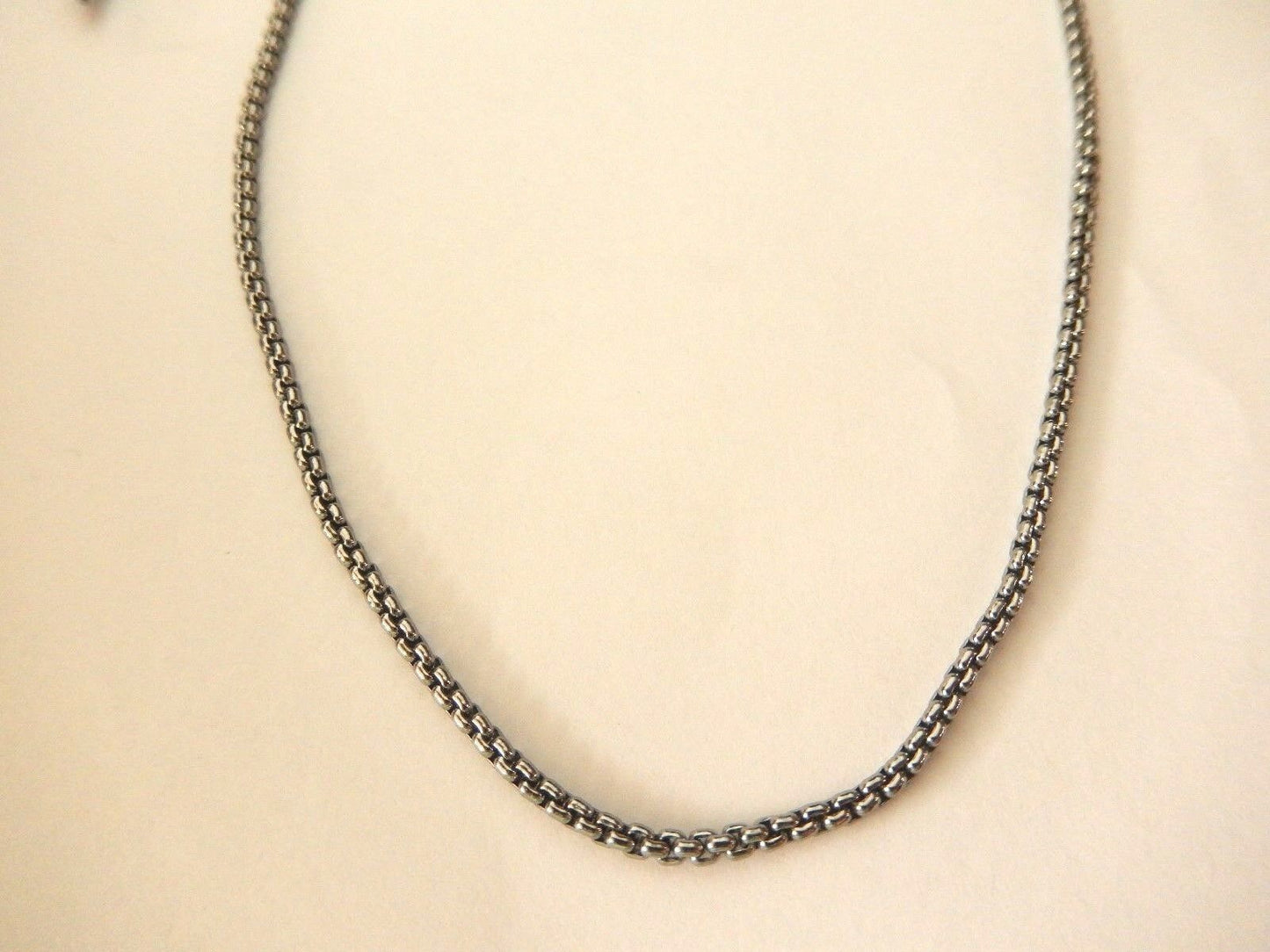 Kendra Scott Cheska Bolo Necklace In Pewter with  Black Iridescent Drusy Stone