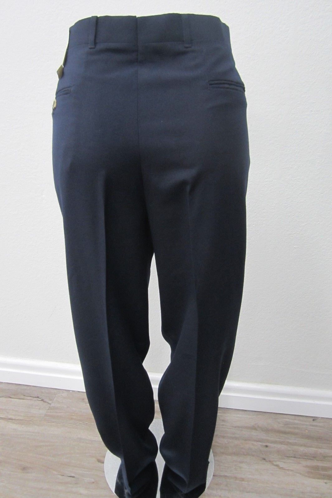 NWT $85 Mens Austin Reed Navy Flat Front Dress Pants Work Slacks Size W36 x L37