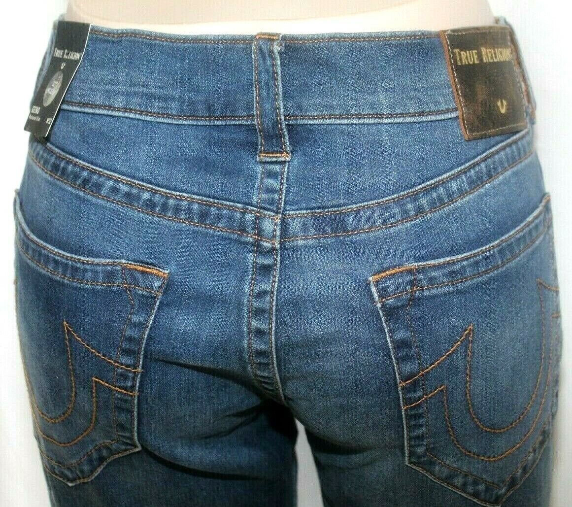 *NWT* True Religion Jeans Men's Geno Relaxed Slim Stretch Denim Size W32 x L32