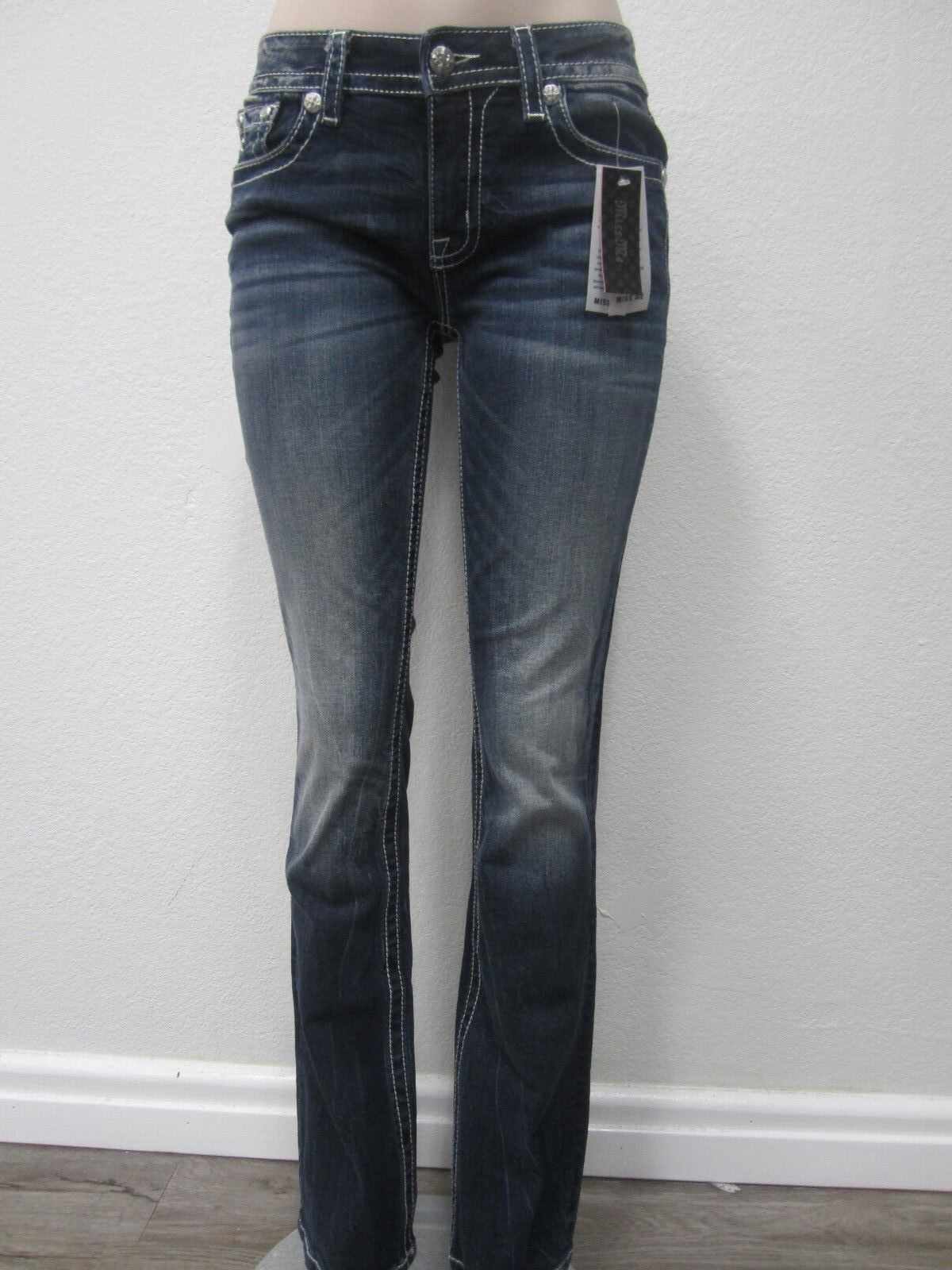 NWT Miss Me - Womens Mid-Rise Super Skinny Jeans MS5012G20  Size W28 X L30