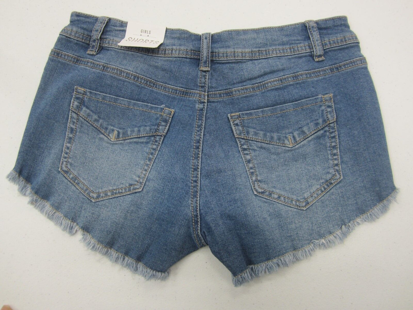 NWT Girls Rue 21 Flower Cute Cutoff Denim Shorties Shorts Size 5/6