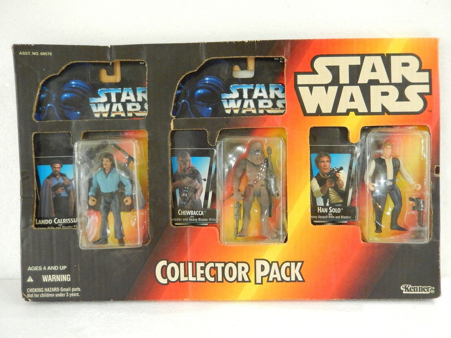 HAN SOLO CHEWBACCA LANDO CALRISSIAN Star Wars Collector Pack Action Figure Set