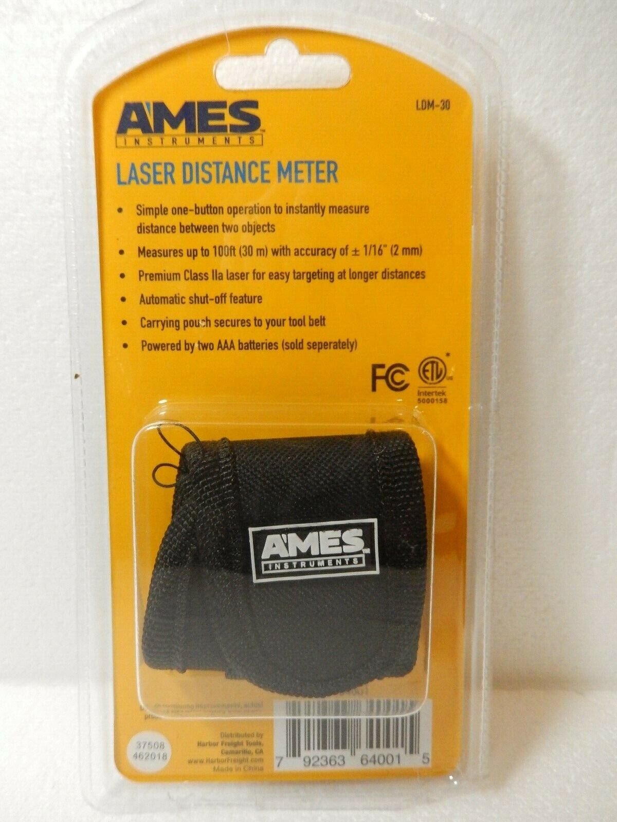 AMES 100FT. Laser Distance Meter LDM-30 - Portable - 2018 - Sealed