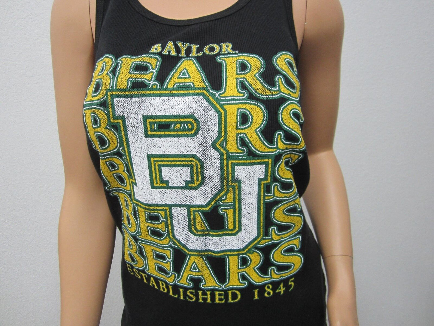NWT Baylor University Bears Women's Tank Top  Black Size L