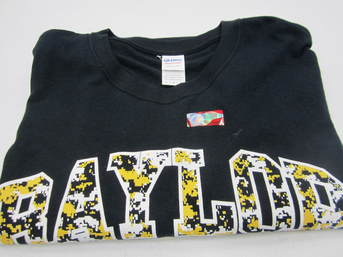 NEW Baylor University Gildan Unisex T Shirt Solid 100% Cotton Short Sleeve Sz L