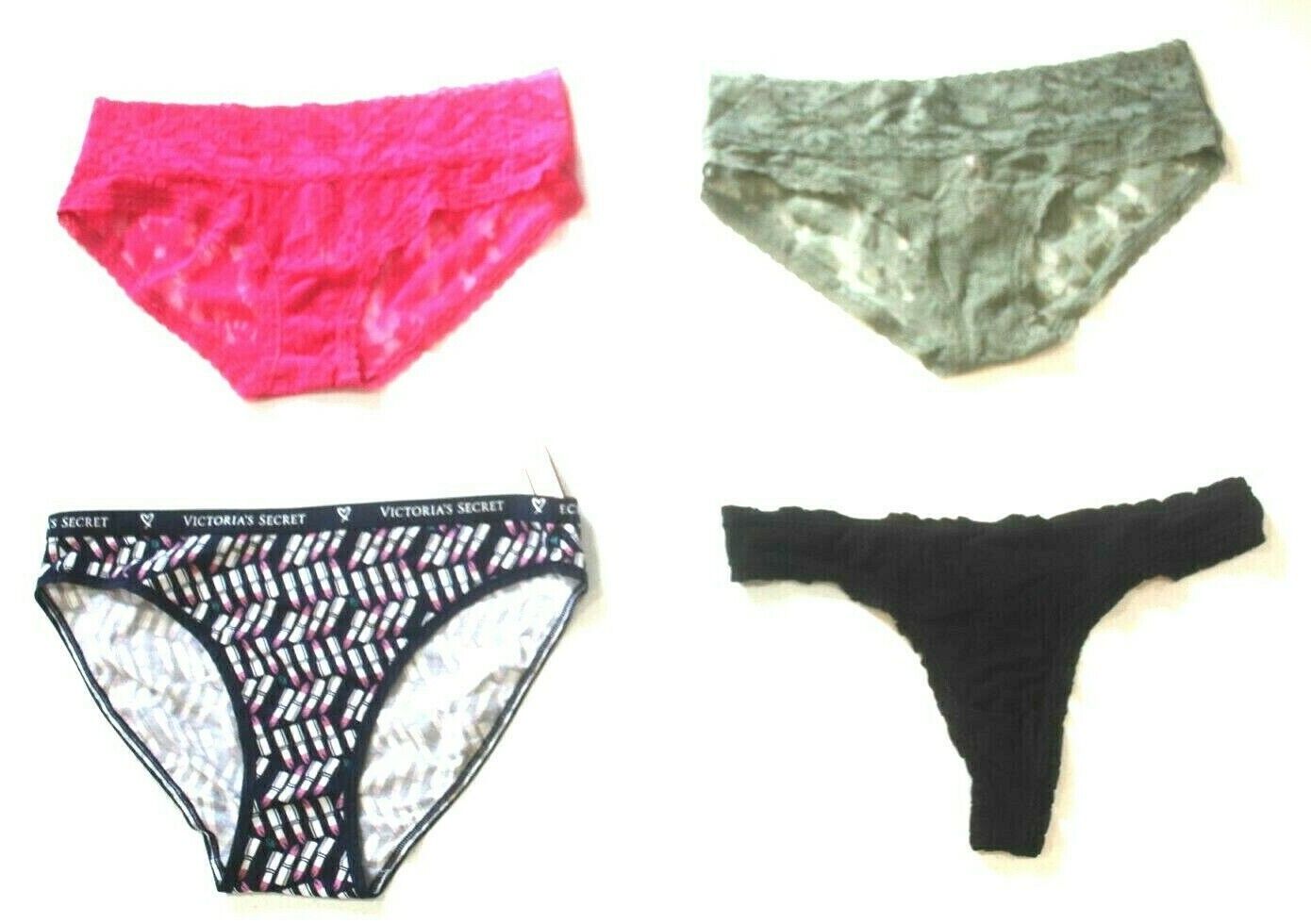 ♡  **NWT**  Lot of Four Random Victoria's Secret Panties Size - Medium  ♡