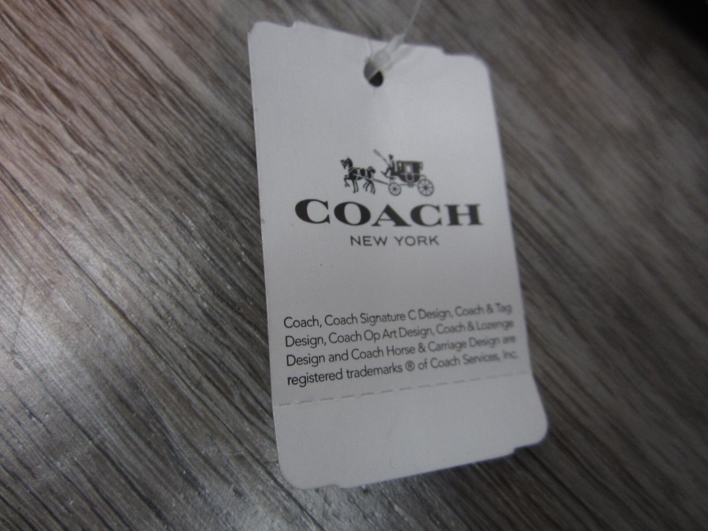 COACH BAG WRISTLET Corner Zip BROWN BLACK PLATINUM F22713 MSRP $85