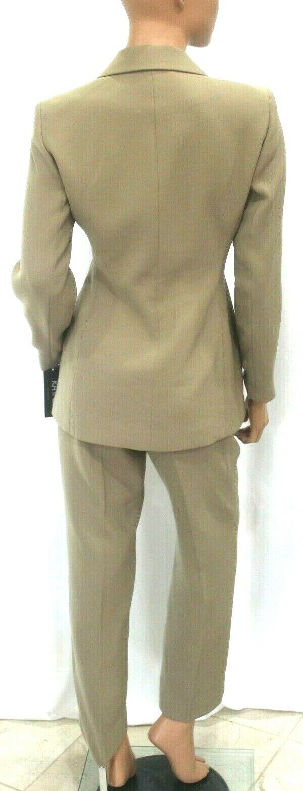 *NWT*  $179.00  Kasper Women's 2 Piece Tan Pant Suit Size 2P