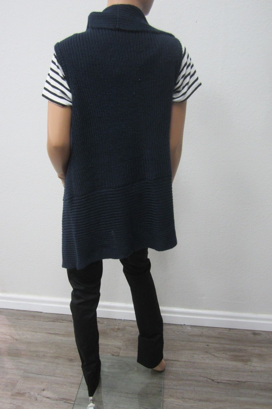 *NWT* $89 CHICOS Knit Johanna Soft & Cozy Sweater Vest  DEEP NAVY  SIZE 3