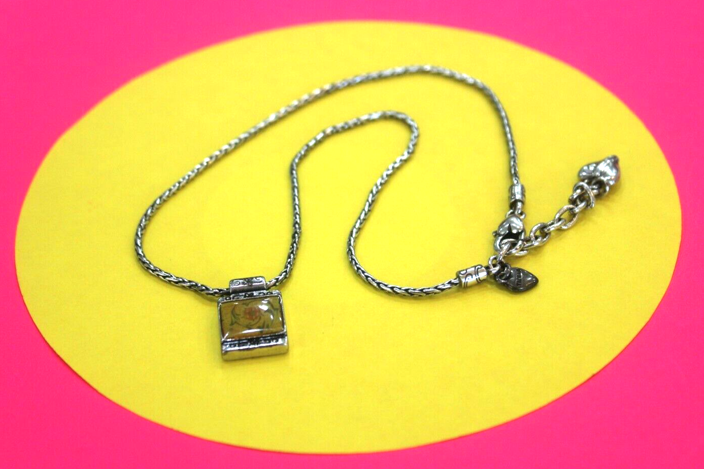 RETIRED Brighton 16"-18" Flower Pendant Necklace...
