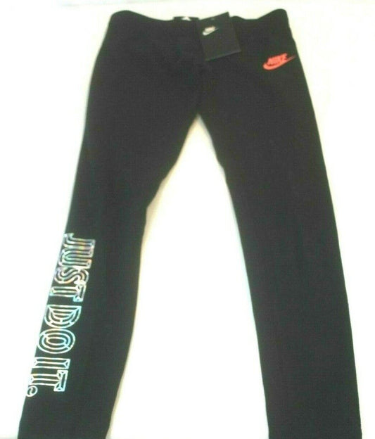 *NWT* NIKE  GIRLS TRAINING RUNNING PANTS  Tight Fit Black Size Small
