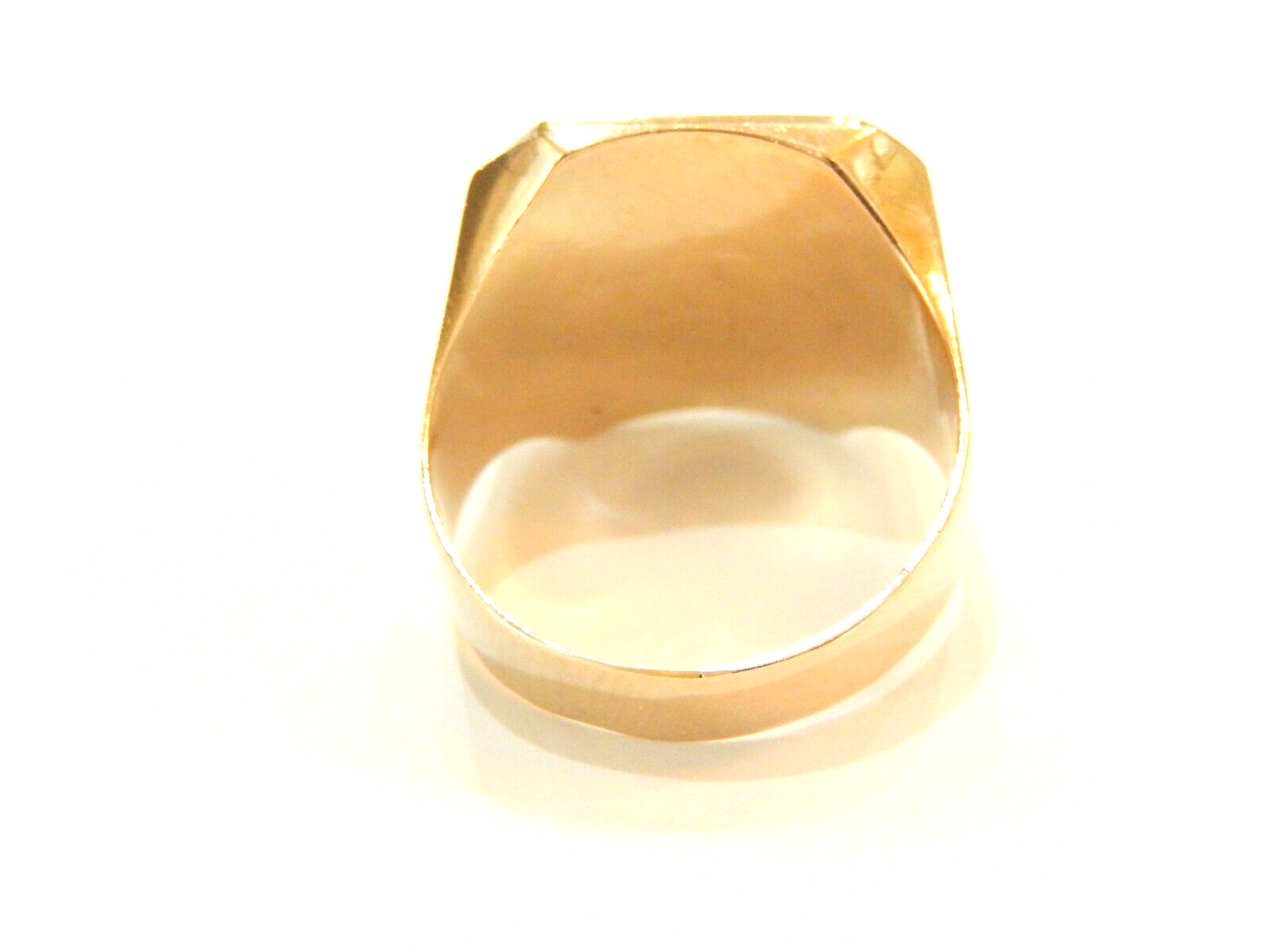 14k Solid Yellow Gold HEAVY Mens Zodiac  Sagitarius Ring  Sz 8.25